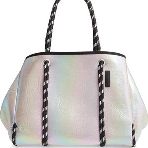 Steve Madden Silver / with Shimmering Finish sport tote bag